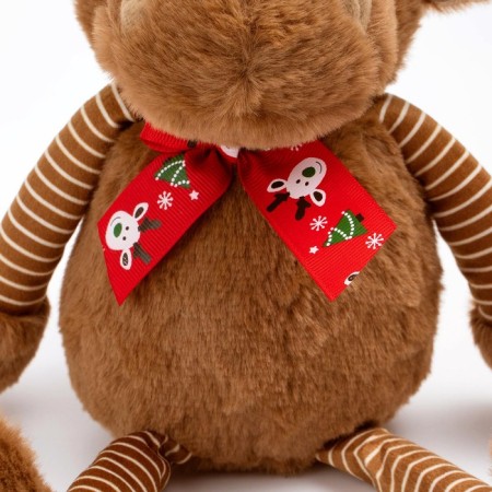 Soft toy "Deer", 18 cm, brown color-2