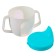 Drunker - a cup 2 in 1 children's training, solid nose, 150 ml., With handles, blue color