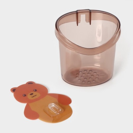 Mishka toothbrushes "Bear", 9.5 × 17 cm, brown color-2