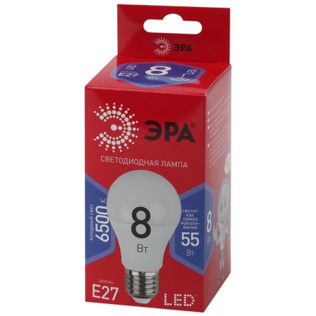 LED LED era Red Line “GRUSH”, 8 W, E27, 640 lm, 6500k, glow cold white-3