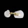 Sconces st. SL434.201.01. Calmare. 1x40 W, E14, 32.2x15 cm, brass color