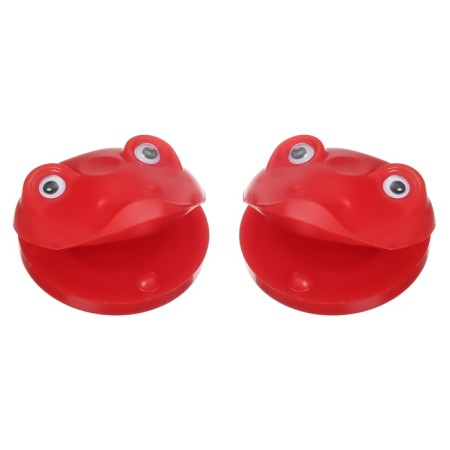 A set of rattles "Frogsat", 3 pcs., Castanets + marakas, red color, crumb I-4