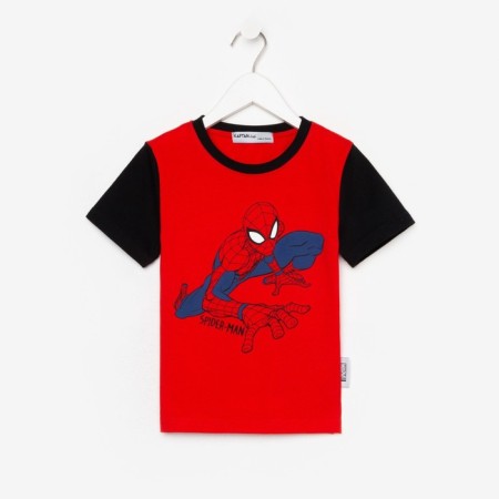 T-shirt Children's Marvel "Spider Man", height 98-104 (30), red/black color-4