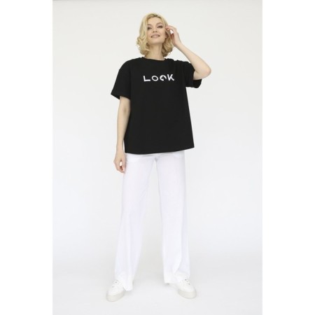 Free cut T -shirt with embroidery, ONE Size size-2
