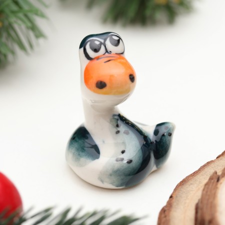 Souvenir "Snake Pus", type 2, gzhel, color, 4 cm-4