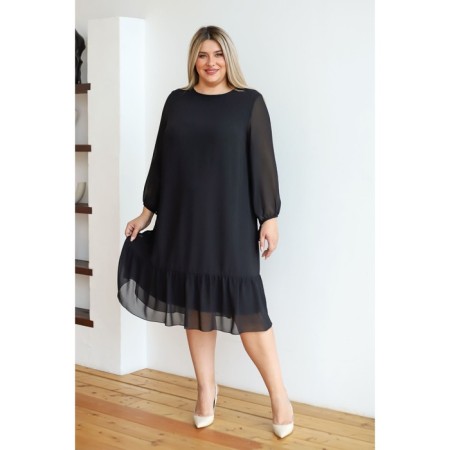 Female dress, size 54, coal color
