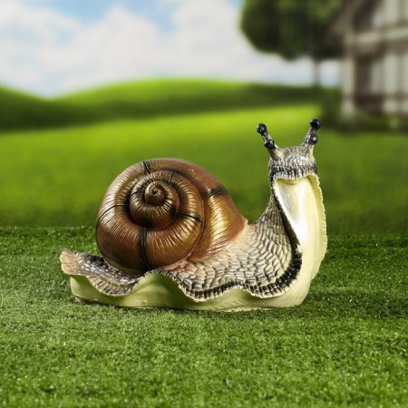 Garden figure "Snail crawls" 25x14x15cm-4