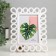 Photo frame plastic 10x15 cm "loops" white 17.5x22 cm