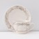 Service porcelain tea shade “Marble”, 12 objects: 6 cups 280 ml, 6 saucer d = 15 cm, color gray color