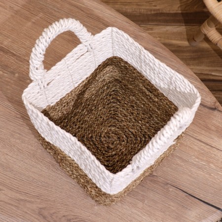 Wicker basket 20x20x25 cm-6
