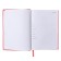 Leduced Diary A5, 160 sheets, Attomex. Orion, solid boumvinyl cover with foam rubber, liesse, block 70 g/m2, red