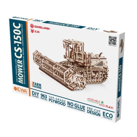A prefabricated model from wood "Self-propelled KS-150"-17