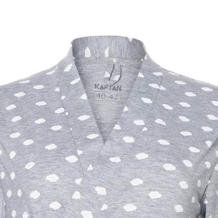 Women's bathrobe KAFTAN "Clouds", Gray, p.40-42-5