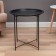 Coffee table "Grace" YS-8375S, black 46.8x50.5 cm