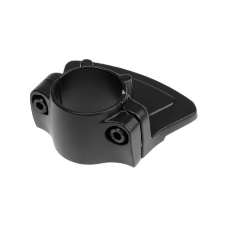 The unilateral connector for the pipe is D = 25 mm and the panel, adjustable, black-1