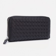 Women's wallet with lightning, black color