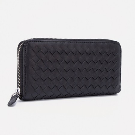 Women's wallet with lightning, black color
