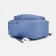 Young backpack from textiles on lightning, 5 pockets, blue color