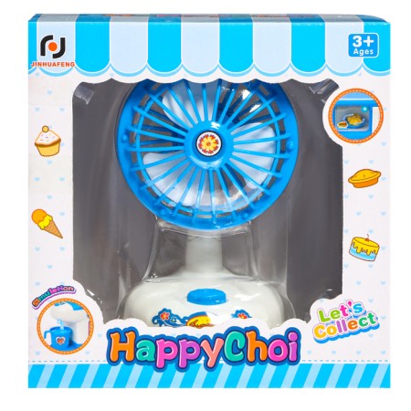 Household appliances "Fan", works from batteries, color mix-13