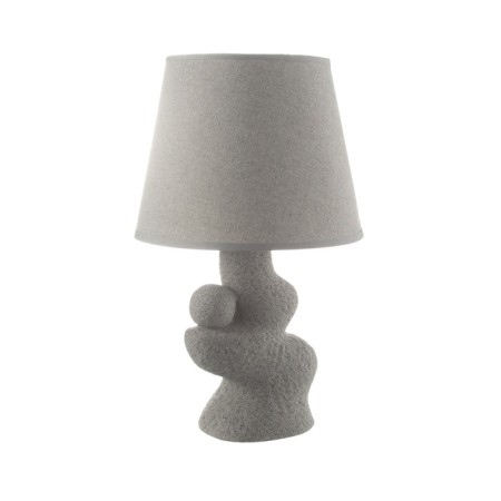 Traffic lamp with lampshade Risalux “Ridge”, 1 × 40 W, E27, Gray, Figure base, 20 × 20 × 32 cm-8