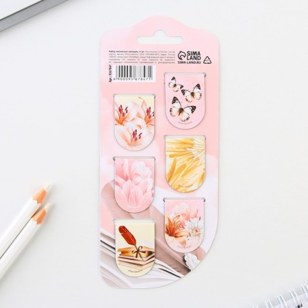 Magnetic bookmarks on the substrate “Dear Educator”, 6 pcs.-5