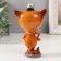 Souvenir Polystone Lac "cat-doctor with a phonedoscope" 8.3x6.2x13.8 cm