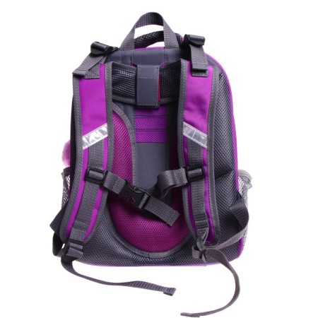School backpack 38 x 30 x 16 cm, ergonomic back, Stavia "Red cat"-4