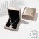 Case for the pendant "Quadro" classic, 7.4 × 8.5, the color of coffee silver