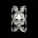 Wall lamp ST LUCE. SL1104.101.01. CASTO. 1x60 watts, E14, 13x23 cm, color chromium