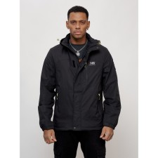 Sports male jacket, size 48, black color