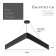 LED LED Geometria Delta 48W 4000K 3500LM IP40 80x80x8 Black