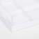 Box for mousse cakes 6 pieces, 26x17x6 white