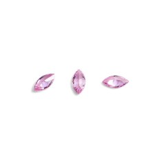 Crystals for volumetric inlay TNL “Marquis”, No. 1, Pink, 10 pcs