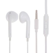 Наушники Maimi H30, проводные, вкладыши, микрофон, Jack 3.5, 1.2 м, белые