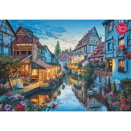 Puzzle "Meet in a cafe", 2000 elements-1