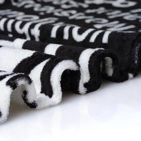 Black & White 150x200cm Palace, Aerosoft 190g/m, PE 100%-9
