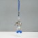 Suspension from the evil eye Metal "Elephant in Popon with bells" 21 cm