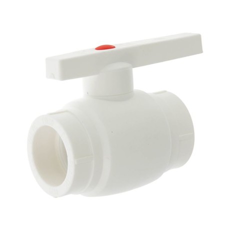 Valfex Optima crane, polypropylene, with a steel core ball, D = 40 mm