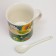 Mug "Fill the World" with a spoon and stand, 300 ml