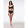 Female top on thin straps in the rubber Mirey Top V-Cutout Spala Stretta, size 46-48, black color
