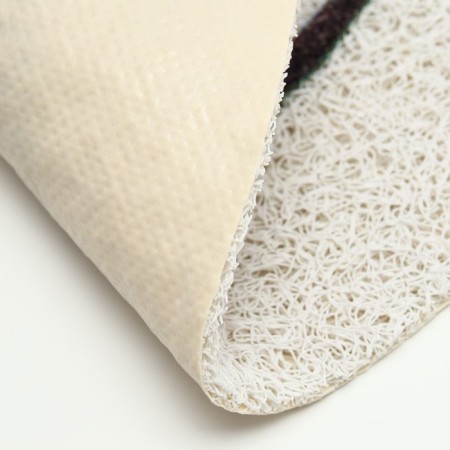 2-in-1 rug for a bowl/toilet for animals "Bear", 30 x 30 cm, white-4