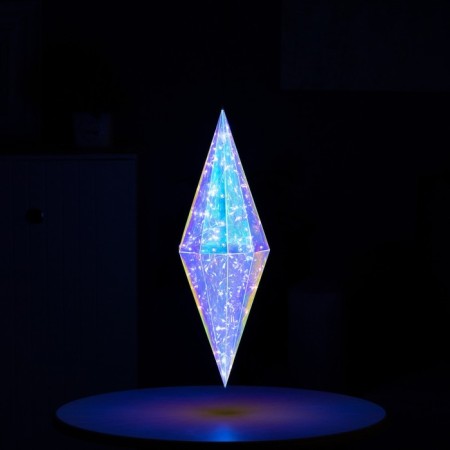 LED figure "Crystal" 15 × 45 × 15 cm, plastic, 220 V, glow of white-3