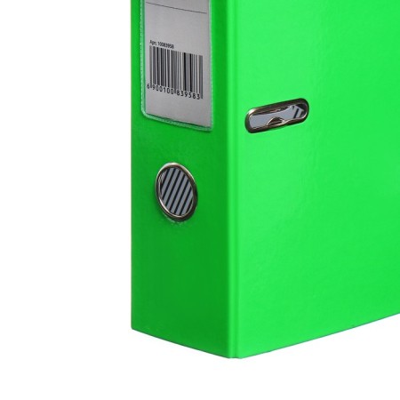 PAPKA-registrar A4 75mm Calligrata laminated, malachite greens-3