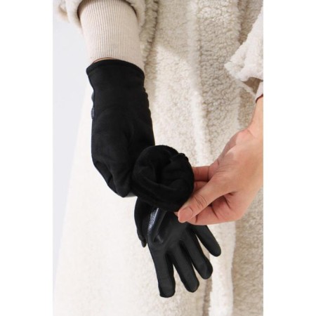 Gloves are female, dimensionless, without insulation, black color-2