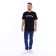 T -shirt male, black color/print mix, size S