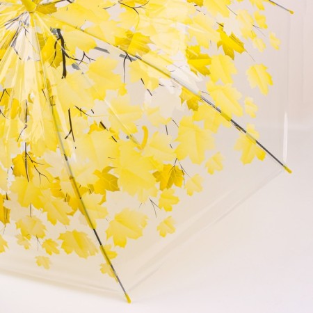 Umbrella - semi -automatic cane "leaf fall", 8 knitting needles, r = 45 cm, color mix-8