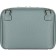 Cross-Body bag with Mumi zipper, external pocket, turquoise color