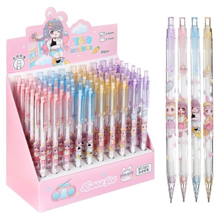 Mechanical pencil "Anime", 0.5mm, HB, MIX case