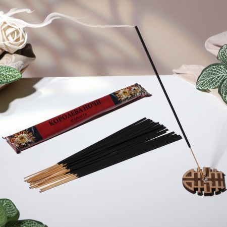 Incense "Agarbatti Queen of the Night", 8 sticks in soft packaging
