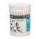Cotton sticks in the tube 100 pcs., Tip - classic, cotton/plastic (stick)